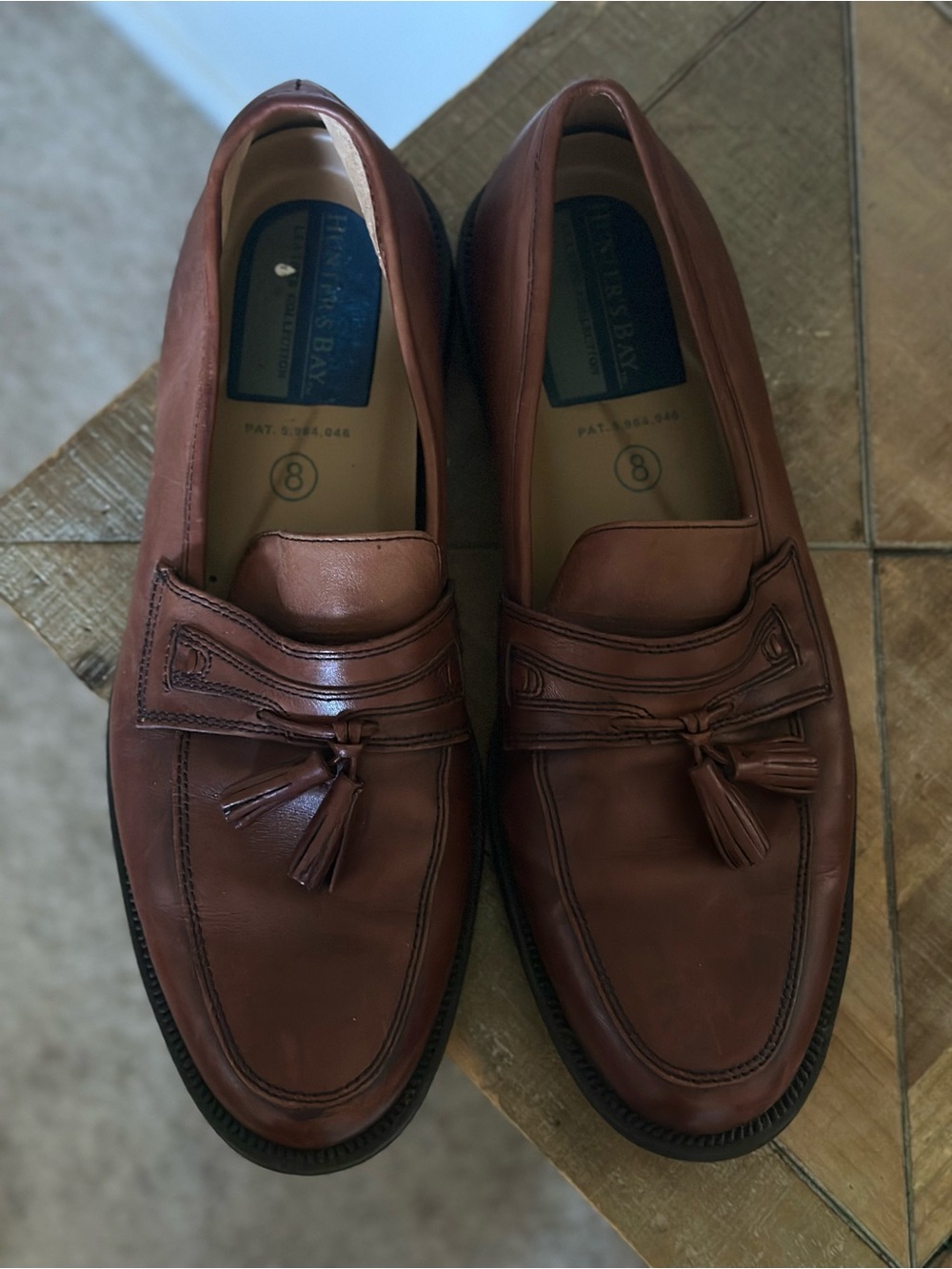 Allen Edmonds Men's Chestnut Brown Leather Tassel Loafers